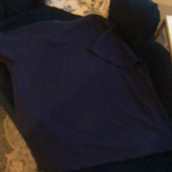 Scrub top, jockeys, large, navy blue. - Picture 3 of 3